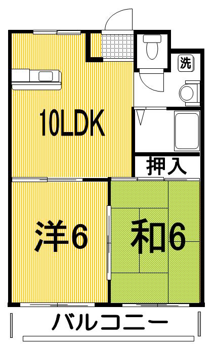 エルヴィラージュIIの間取り