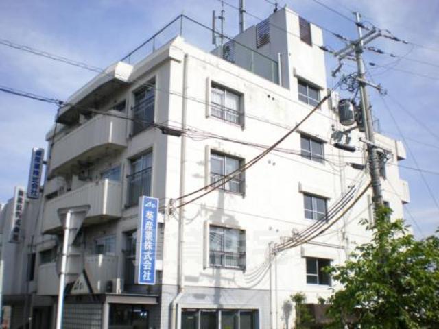 京都市山科区上花山久保町のマンションの建物外観