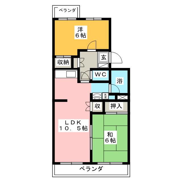 リヴェールヒルズあざみ野の間取り