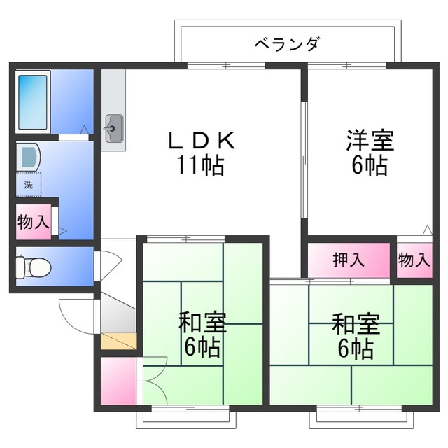 メゾンフヨウの間取り