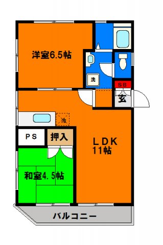 【CI-18　18ＣＩマンションの間取り】