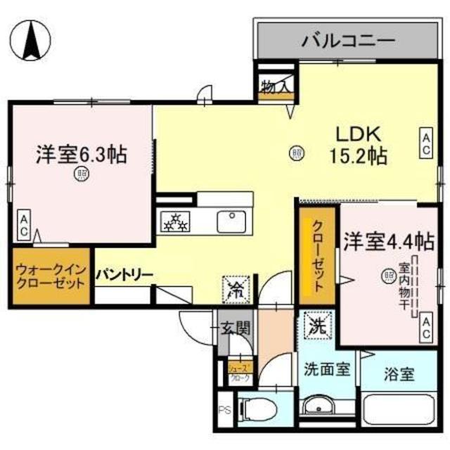 スペチアーレ南住吉3丁目の間取り