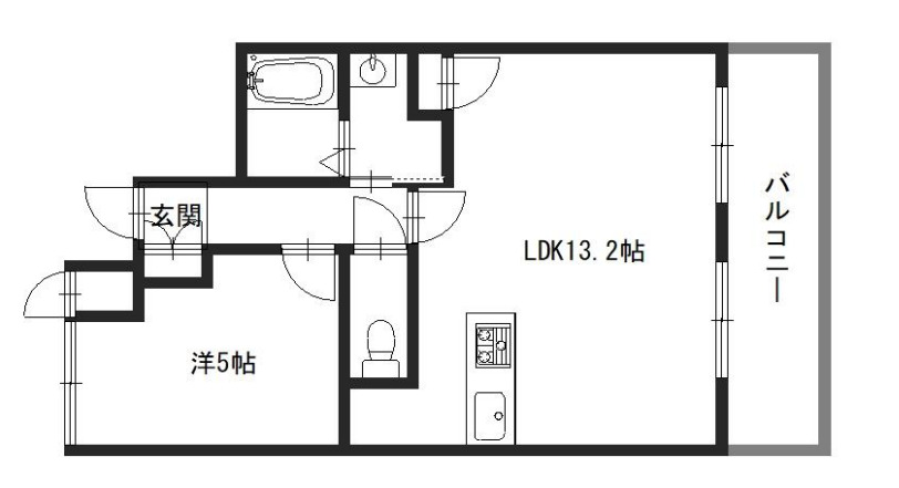 ネオクオーツ幸弐番館の間取り