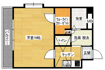 【ロアール古市の間取り】