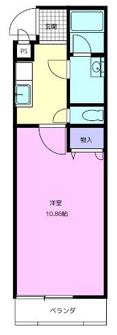 和歌山市堀止西のアパートの間取り