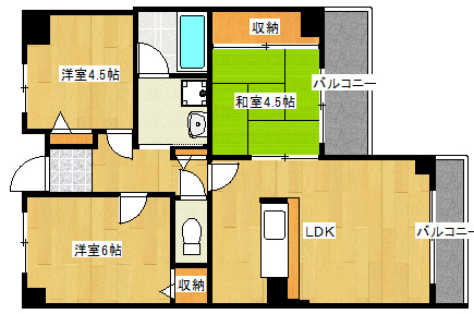 エリム摩耶の間取り