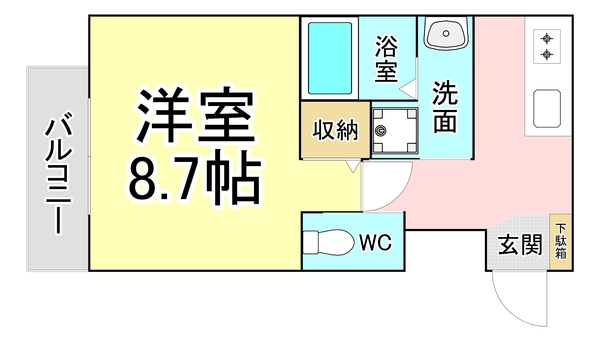 アーバンハイム福本の間取り