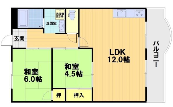 岡崎グランドハイツの間取り