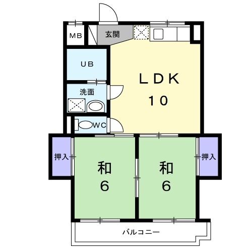 ハイツナカムラの間取り