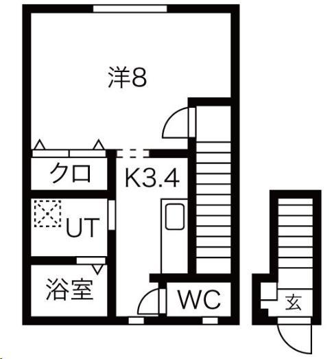 清水館IIの間取り