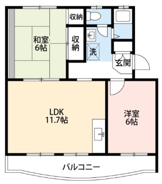 サンヒルーズの間取り