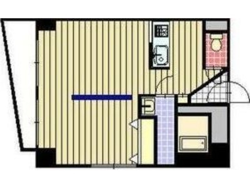 札幌市中央区南三条東のマンションの間取り