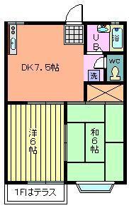 パストラル桜丘の間取り