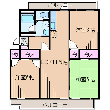 グランドールの間取り