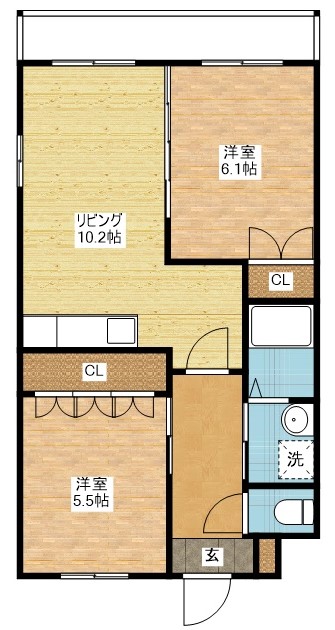 ヴァンベールKOUKIの間取り