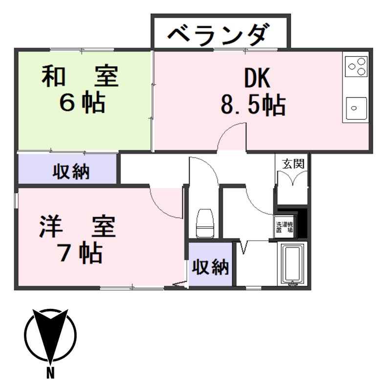 アクティルミナスの間取り