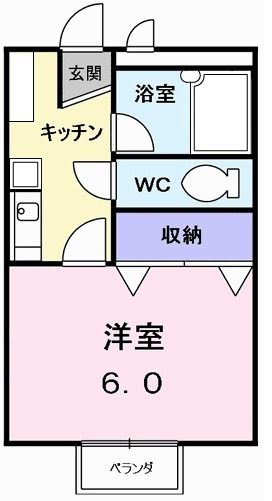 ＶＥＮＴ　ＶＥＲＴの間取り