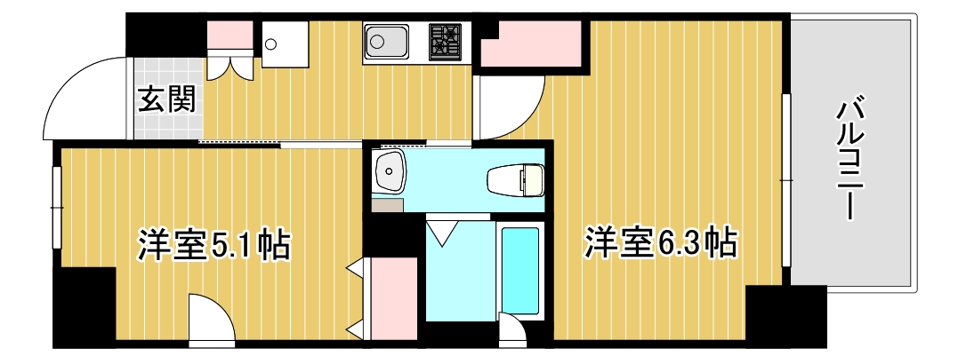 エステムプラザ難波EASTIIブレストの間取り