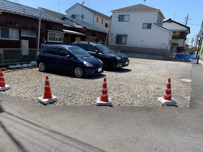 【野田市山崎のアパートの駐車場】