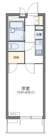 レオパレス蒔田の間取り