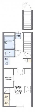 レオパレスふじなみの間取り