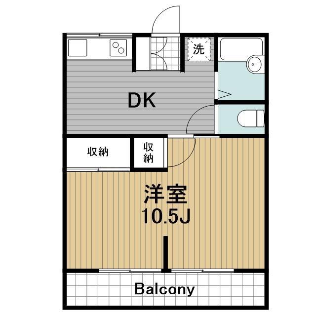 ウエストハイツの間取り