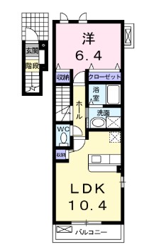 ソシアAの間取り