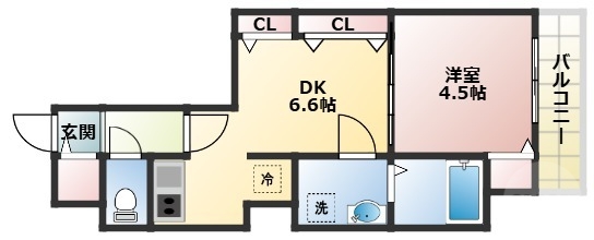 アドバンス新大阪VIビオラの間取り