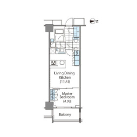 【新宿区新宿のマンションの間取り】