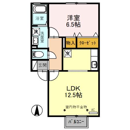 セピアコートＫの間取り