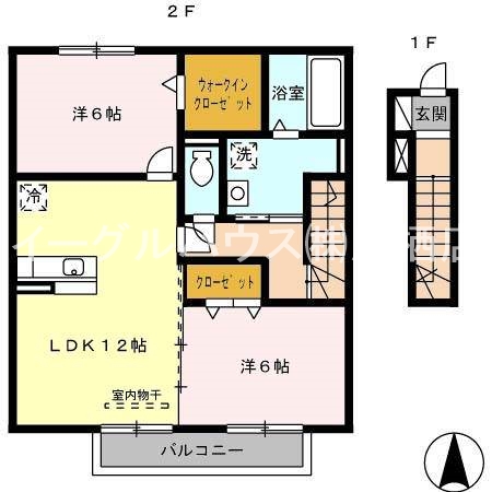 エクレールソシアの間取り