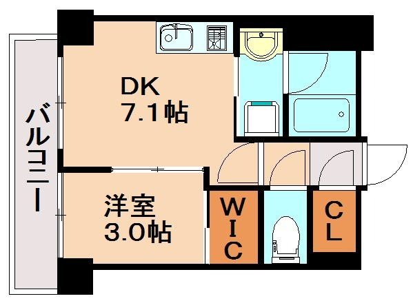 春日市春日原北町のマンションの間取り