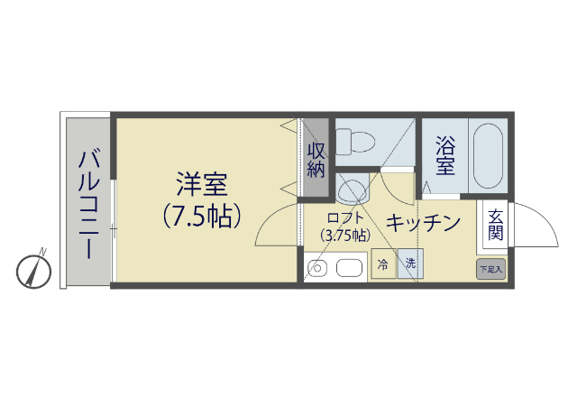 サンライズテラスの間取り