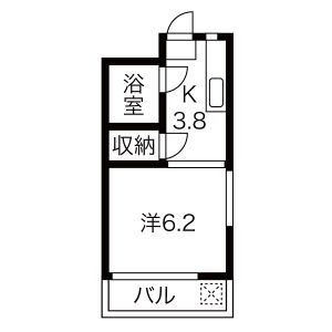 FLAT　HANDA(フラットハンダ)の間取り