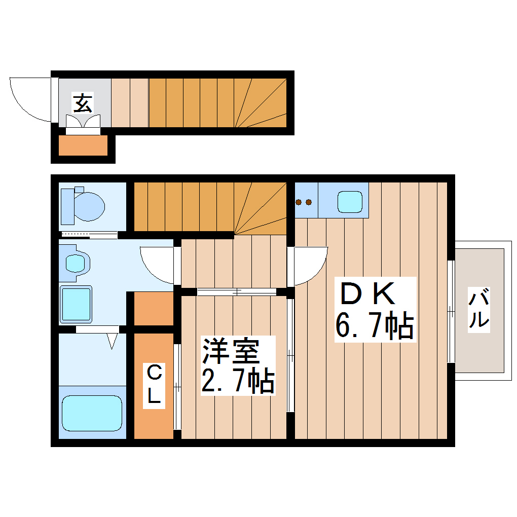 casa bonita泉崎の間取り