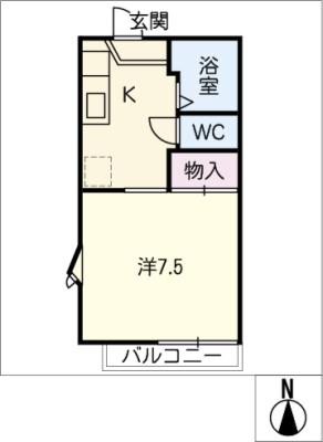 アメニティ諸ノ木の間取り