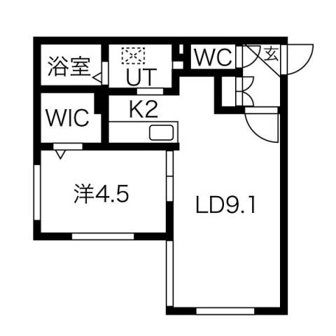 Belle Fleur（ベルフルール）の間取り