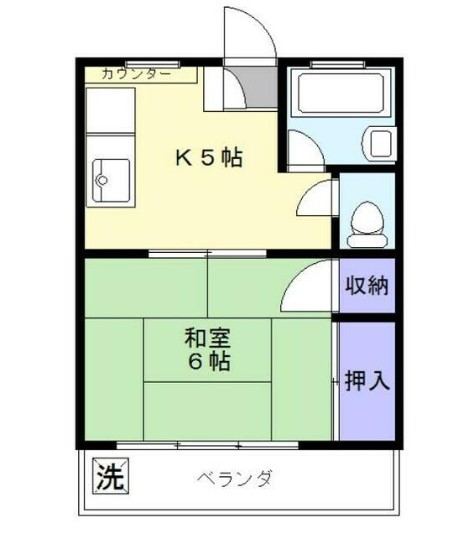 世田谷区北沢のマンションの間取り