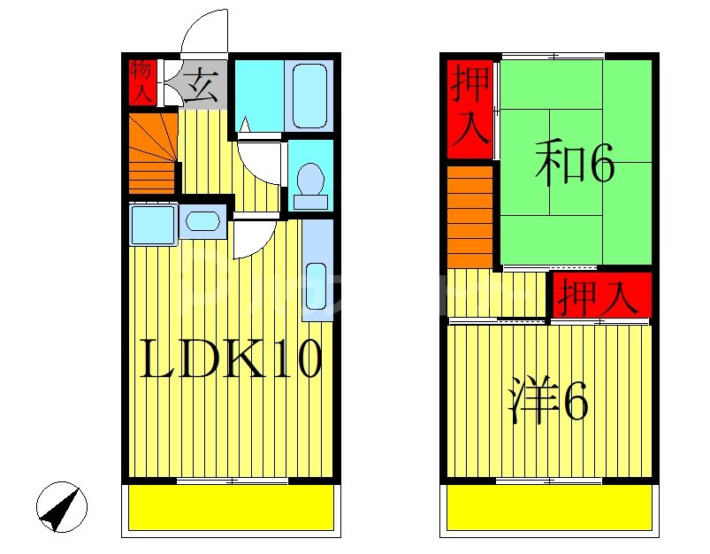 コーポイセハラの間取り