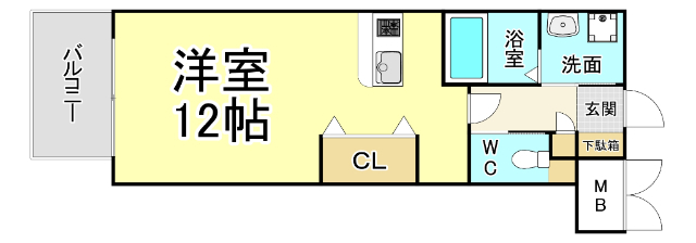 アクシオ三萩野IIの間取り