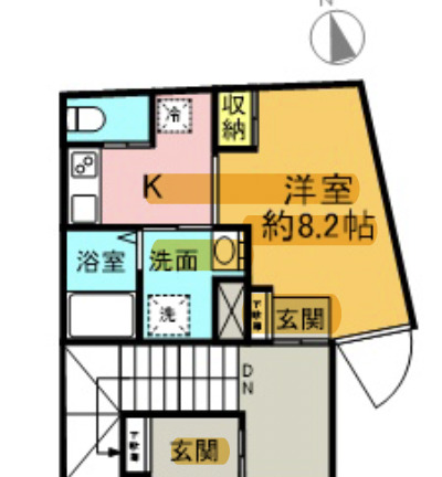 サンセール北大塚の間取り