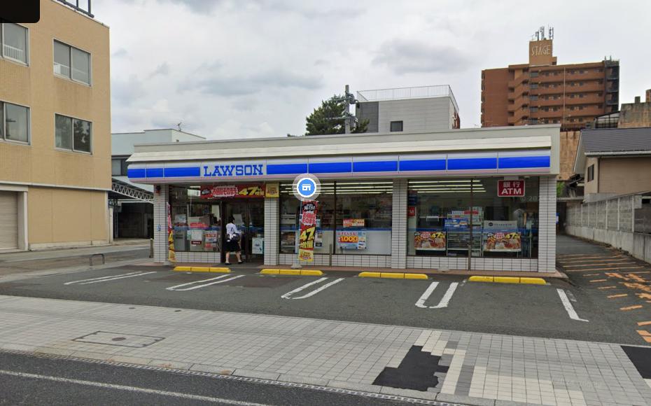 コンビニ　ローソン七日町店（コンビニ）まで593m