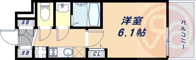 メインステージ天王寺サイドシティの間取り写真