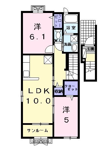 ソレアード_間取り_0