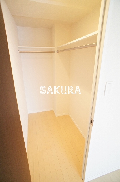 収納　大容量のウォークインクローゼット♪