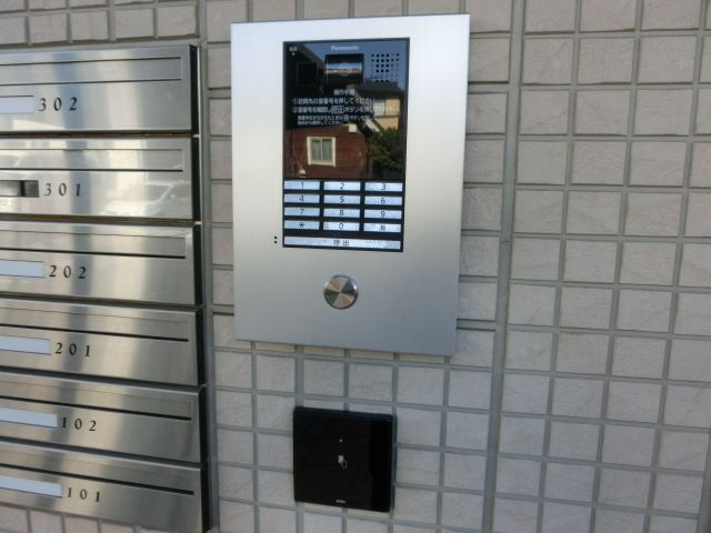 セキュリティ　オートロックなので安心ですね。