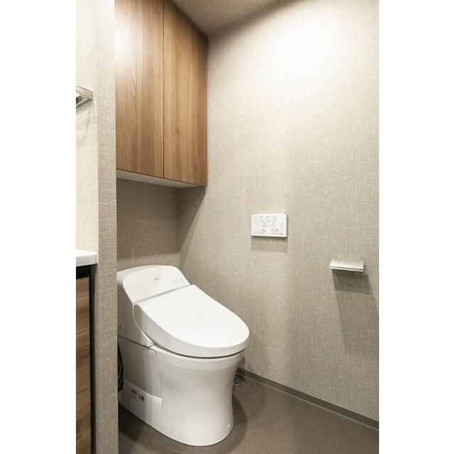 トイレ　ゆったりとした空間のトイレです