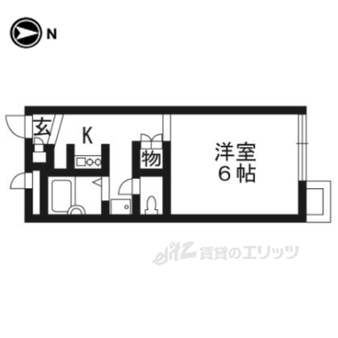 レオパレスMIRAIの間取り写真
