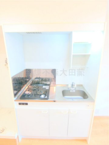 キッチン　2口ガスシステムキッチン