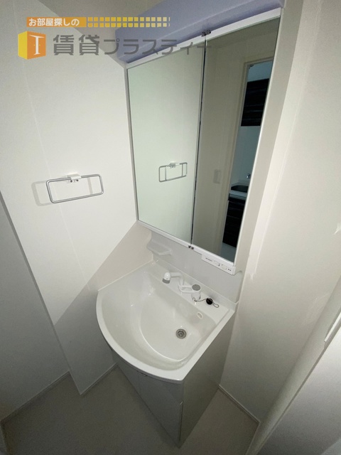 洗面設備　朝はここから！